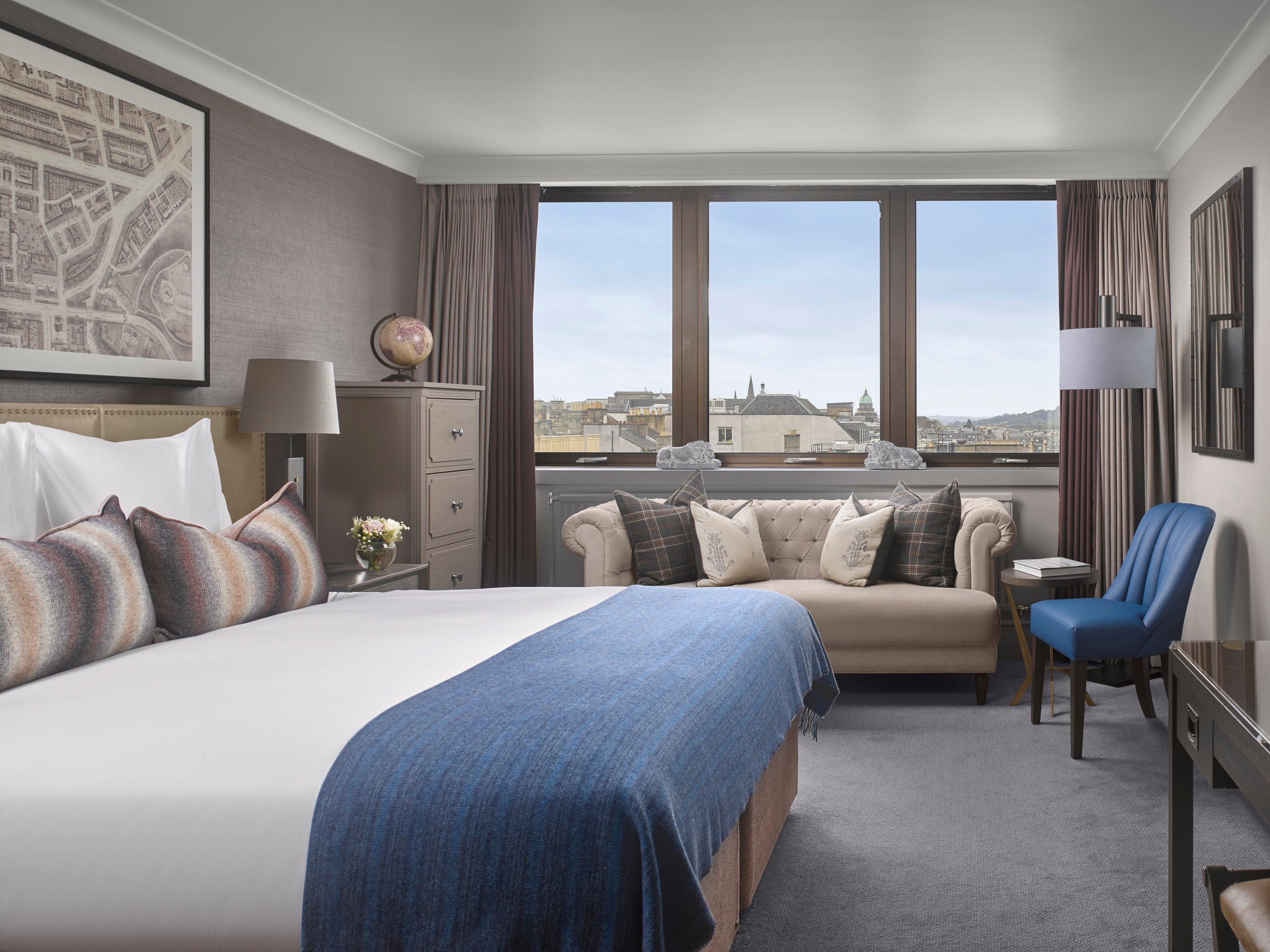 爱丁堡乔治酒店 外观 照片 A bedroom at the hotel