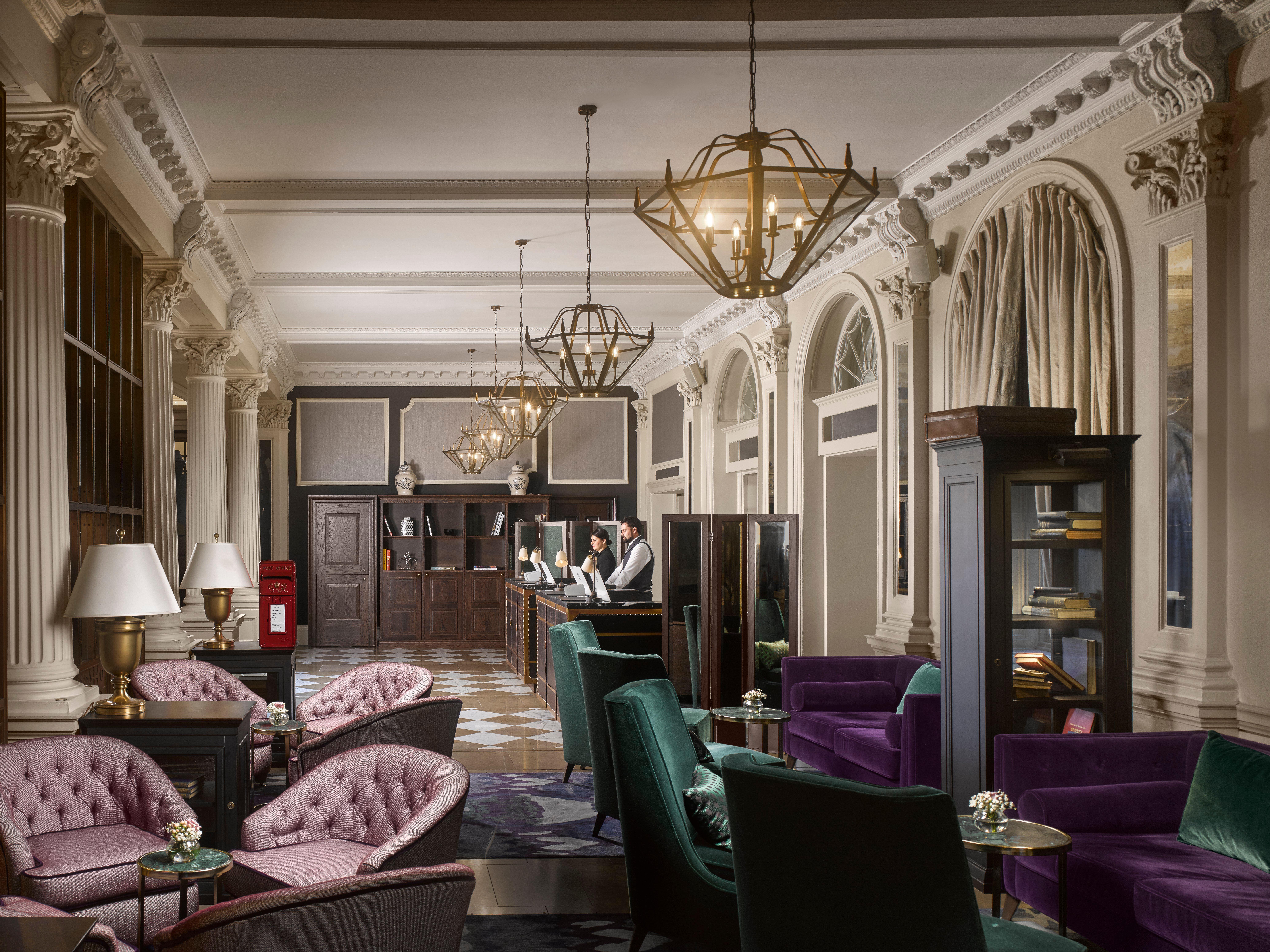 爱丁堡乔治酒店 外观 照片 The hotel's lobby